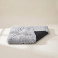 Grey waterproof replacement dog bed cover with zipper, cover only